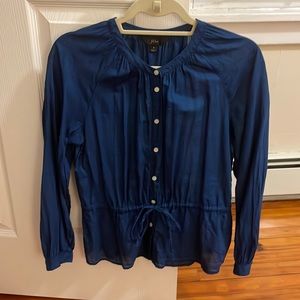 Jcrew cinch waist top